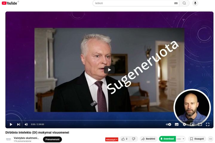 DI sugeneruotas atvaizdas