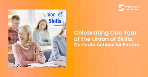 Įgūdžių sąjungos vienų metų sukaktis. Konkretūs veiksmai Europai