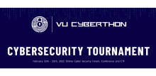 Užrašas Cybersecurity tournament