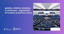 Įgūdžiai, dirbtinis intelektas ir užimtumas